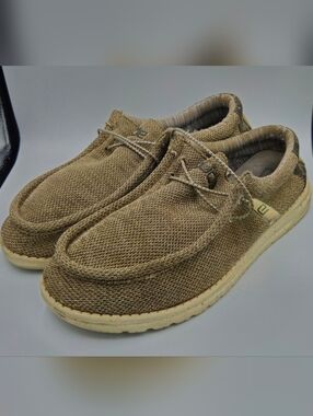 Hey Dude Wally Sox – (Men’s size 12) - Khaki Brown